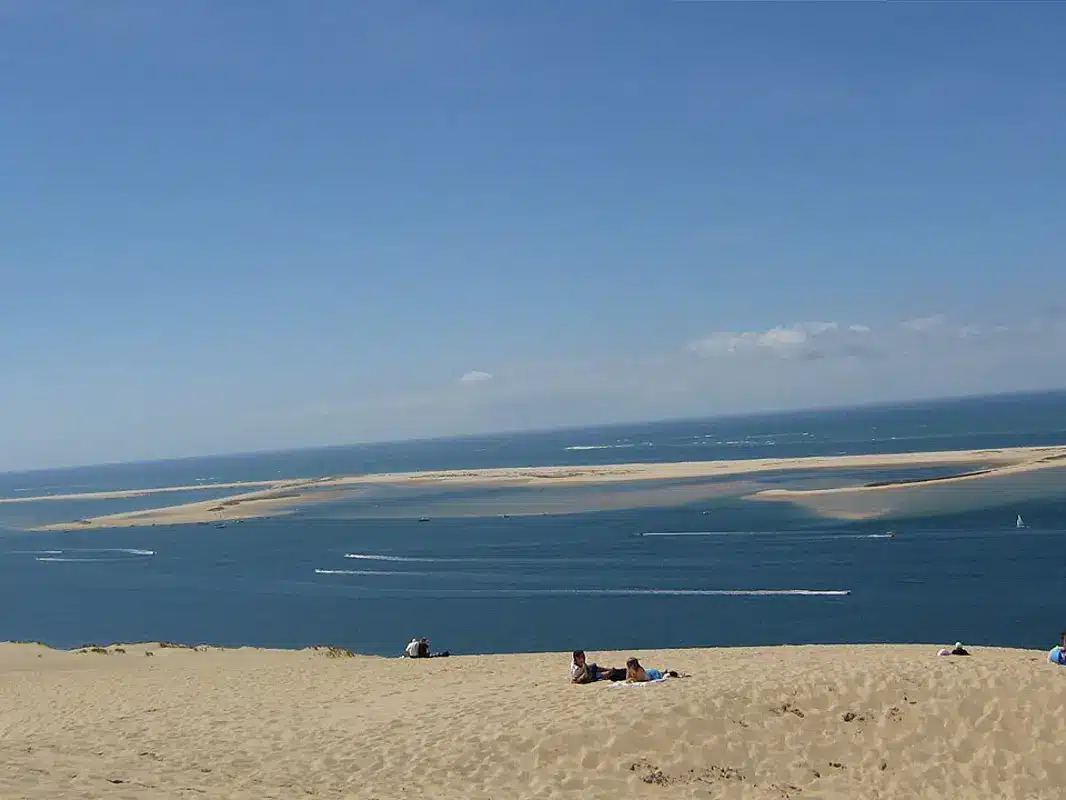 Le banc d'Arguin, banc de sable.