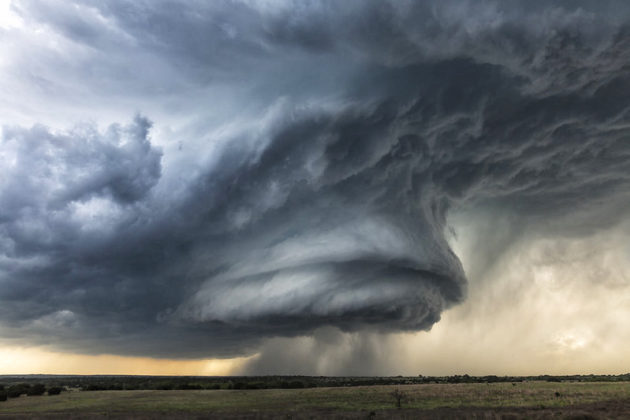 Supercellule orageuse à Hico, Texas.