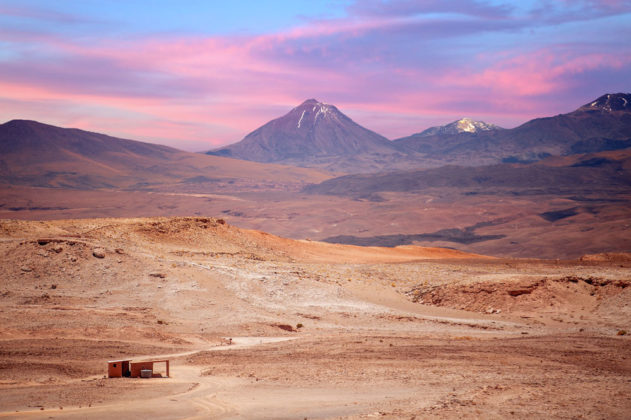 Le désert d'Atacama au Chili.