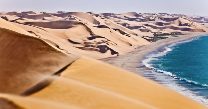 Le désert du Namib en Namibie.