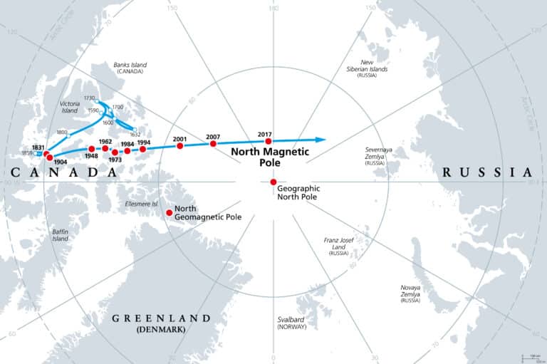 C’est Quoi le Pôle Nord Magnétique ?  L'Odyssée de la Terre